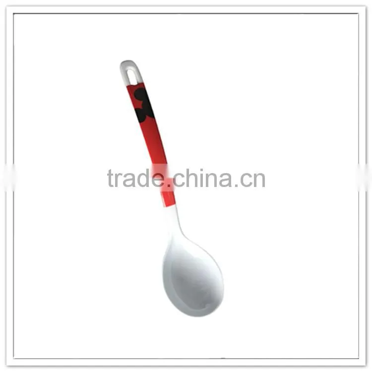 Factory direct price cheap cartoon printing melamine unbreakable kids plastic spoon