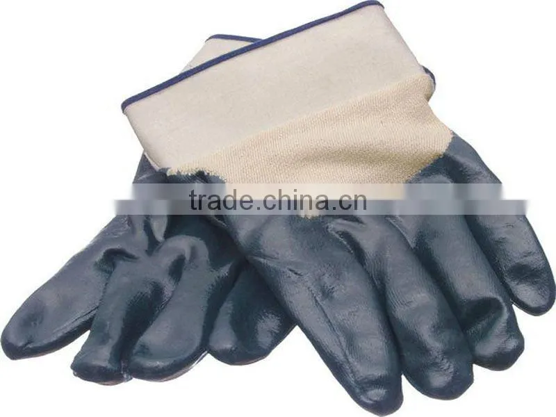 Fully dipped nitrile coated work glove