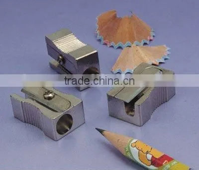 mini size aluminium office pencil sharpener