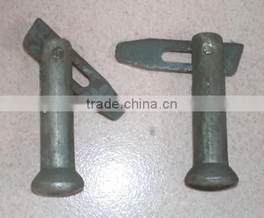 10*40mm scaffolding types locking pins black finish