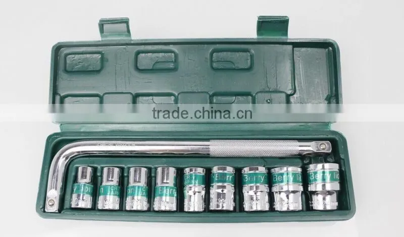 Berrylion 10pcs socket set CR-V Socket set for sale