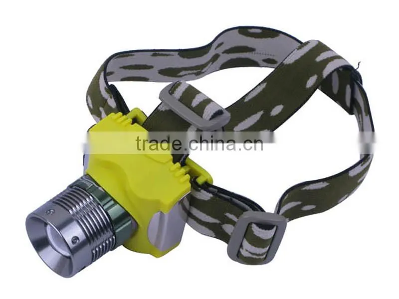 Hot-selling ZY-5908 Q5 LED 3-Mode For military High Power Zoom Rechargeable Headlamp
