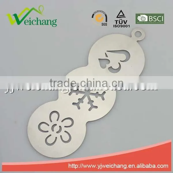WCTS398 Durable Stainless Steel Cappuccino Coffee Art coffee stencils Love heart shape coffee stencil, food grade