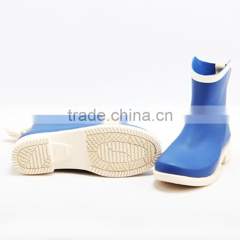 hot sell woman rubber rain boots