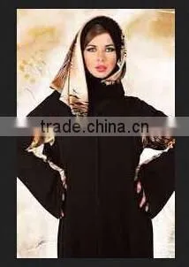 OEM services dubai fashion abaya 2014 black abaya