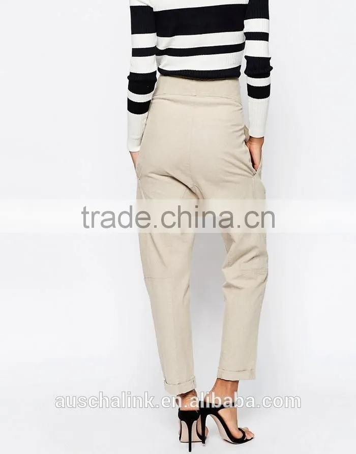 best selling girls high waist harem trousers low price