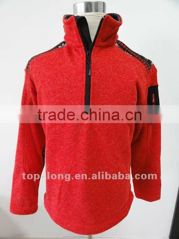 Christmas Outerwear sportswear zip top for men hiking jacket