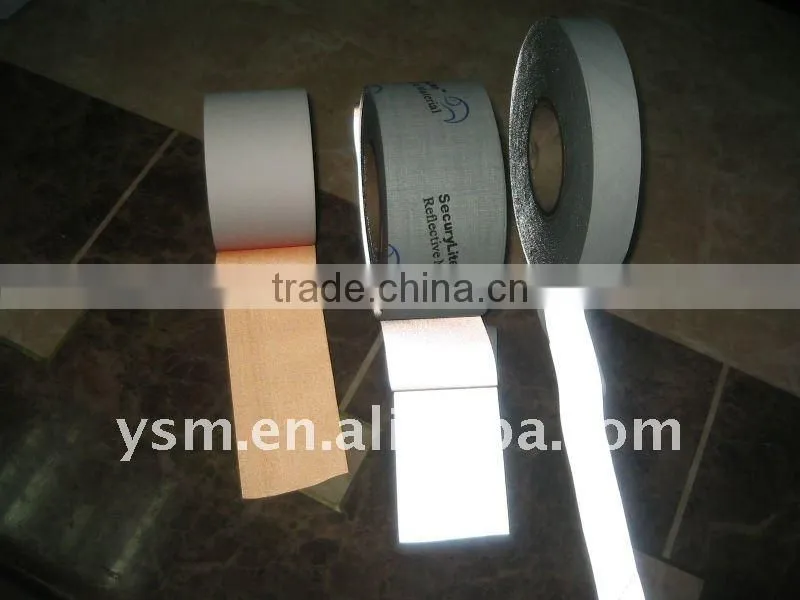 EN471 reflective fabric tape for safty clothig or shoes ect to improve high visibility