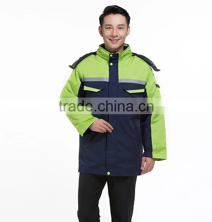 winter 100% cotton, cotton poly blended high quality worker uniform, labor uniform