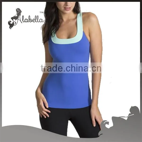 2016 New design stringer tank top sports tank tops racer back tank top