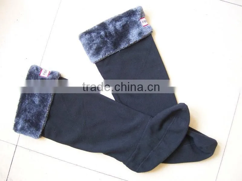 high quality winter windproof warm & soft fleece boot liners