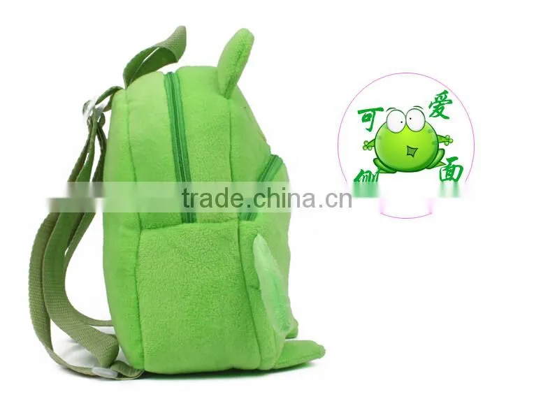 Wholesale children school bag Green Frog kids school backpack