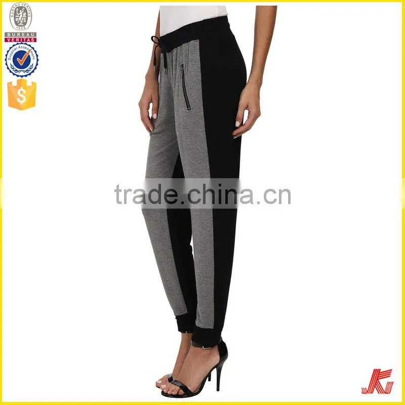 pants with side zipper,casual pants women