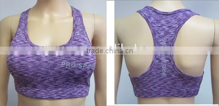 Latest Seamless Sexy Under Wear Ladies Active Bra Yoga Wear Sports Bra Set