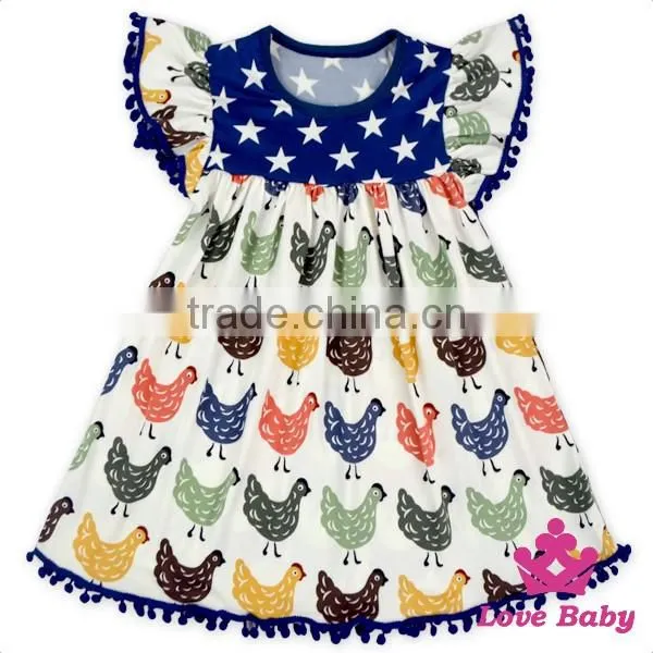 HYB178 Yihong Fancy Printed Flowers Baby Soft Cotton Romper Designer Net Punjabi Suits