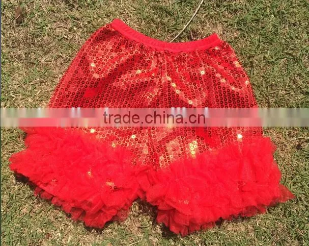 Bulk wholesale 2015/Kids fashion ruffle shorts wholesale/Children knit ruffles shorts