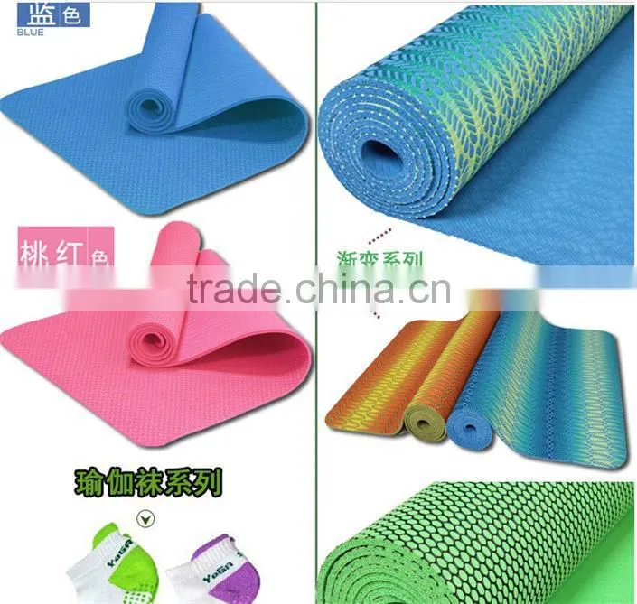 Eco friendly pvc yoga mat