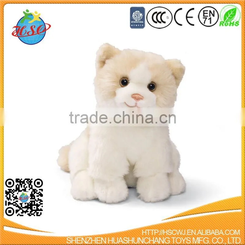 Wholesale Cuddle Fuzzy Soft Gray Tom Cat Plushie Animal Toys for Kid