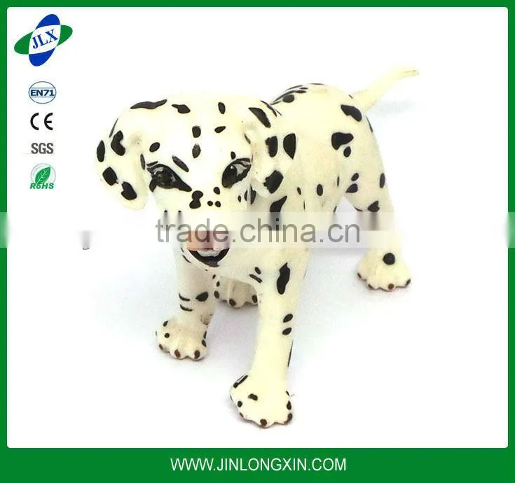 Plastic toys Cartoon toy Spotted dog toy Black and white plastic enough
