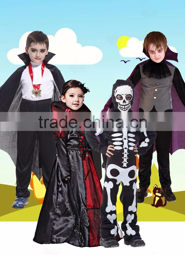 2016 Hot selling wholesale halloween vampires costume for boys