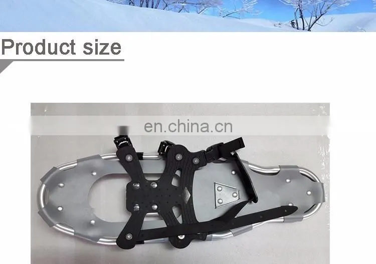 snowshoes with aluminium frame HDPE decking for winter sports camping hiking
