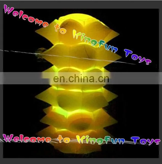 Magical ground inflatable led ball