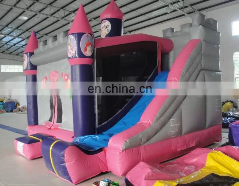 Inflatable castle combo with slide