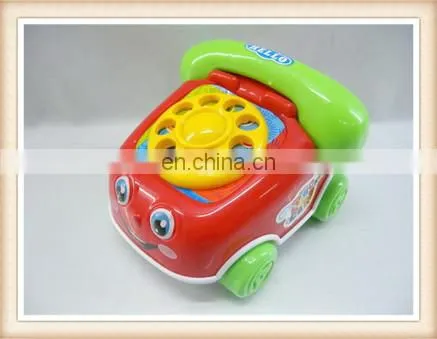 lovely musical fruit telephone toys,learning machine toys for kids YX0263429