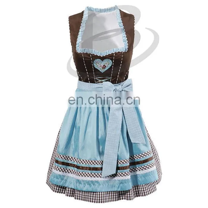 Classical women maid dress European clothing beer dirndl women casual dress (Traditional Bavaria Dirndls)