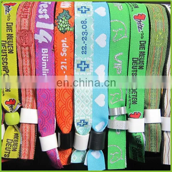 Woven jacquard ribbon wholesale satin gym ribbon wrist strap