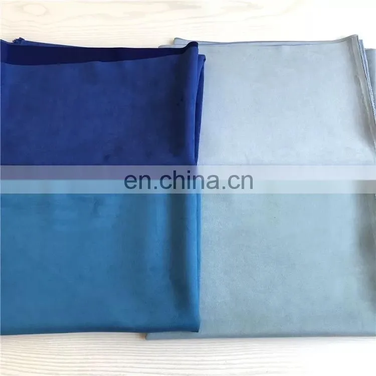 100%polyester jacket shoes fabric soft and comfortable fabric suede fabric