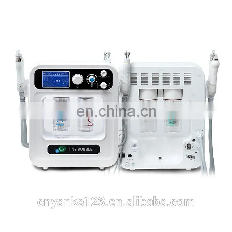 2019 Newest Portable 4 in 1 Hydra Dermabrasion BIO Oxygen Spray Ultrasonic Microdermabrasion Facial Machine
