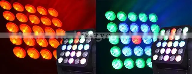 Led Moving head 25pcs*10w led matrix beam light