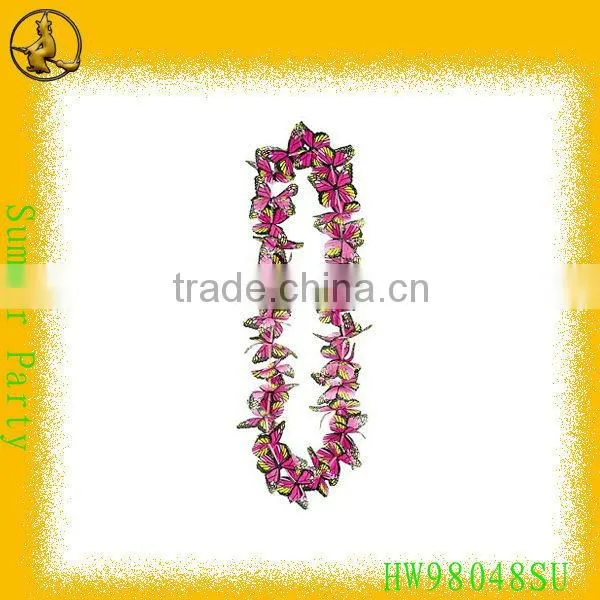 Promotional Customized Colorful Girl's Hawaii Flower Lei