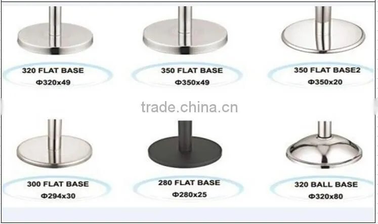 Stainless Barriers stand with retractable belt