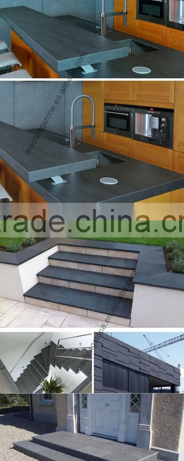 Chinese Basalt Stone,G684 Basalt Tile, Honed Basalt