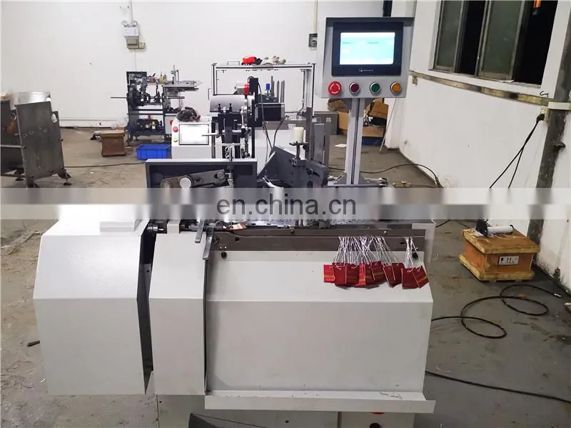 UT150 Automatic Perfume bottle Hang tag Tyer Tying Machine, hand card string loop binding machine