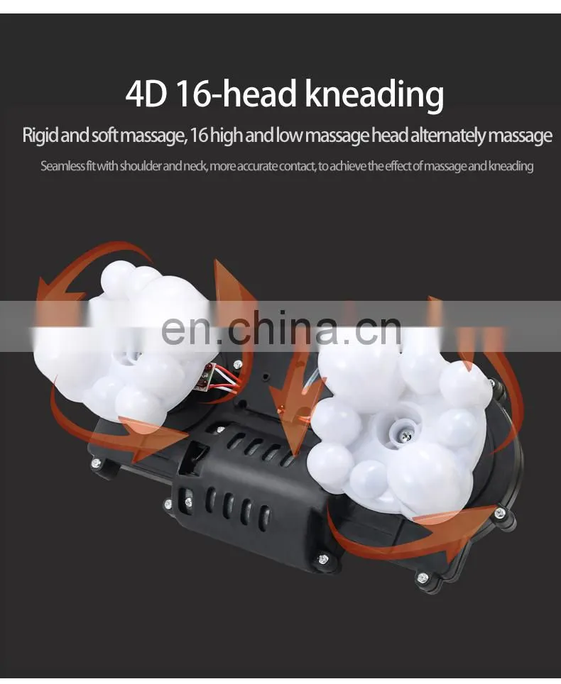 2019 Latest design shiatsu kneading health care electric neck back shoulder massager
