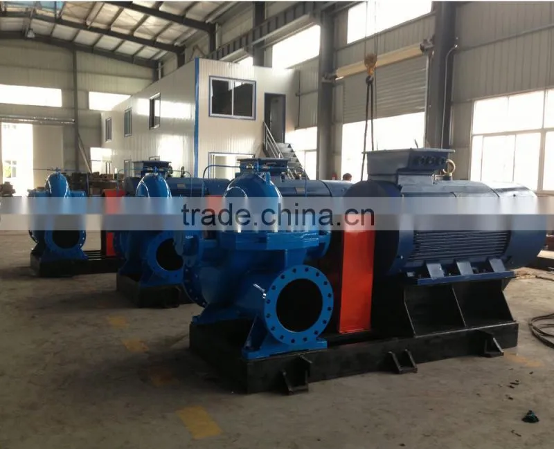 Water supply plant axial flow pump