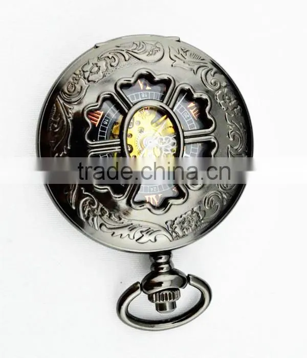 mechanical pocket watch skeleton automatic mechanical watch