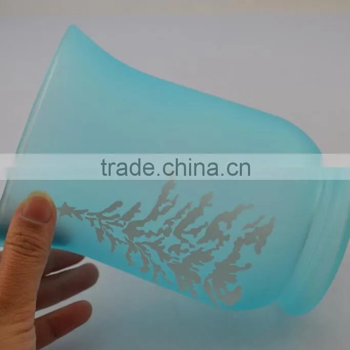 coloured glass flower vases painted vases glass decorative items