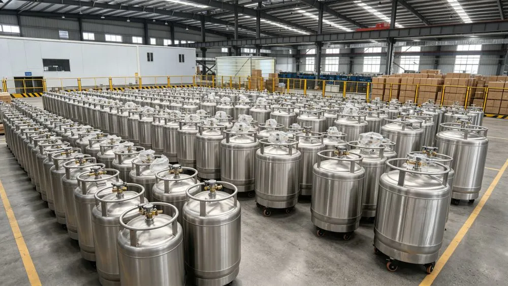 TcCryo liquid nitrogen supply tank factory