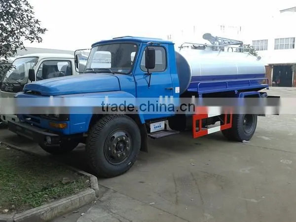 Dongfeng 140 sewage vacuum truck, 6M3 vacuum fecal sucking truck