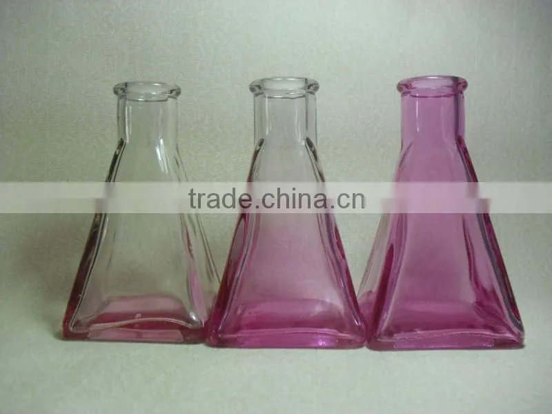 glass aromatherapy diffuser bottle green colour