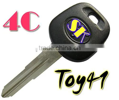 High Quality Transponder Key With 4C Chip(TOY41 Blade) for toyota