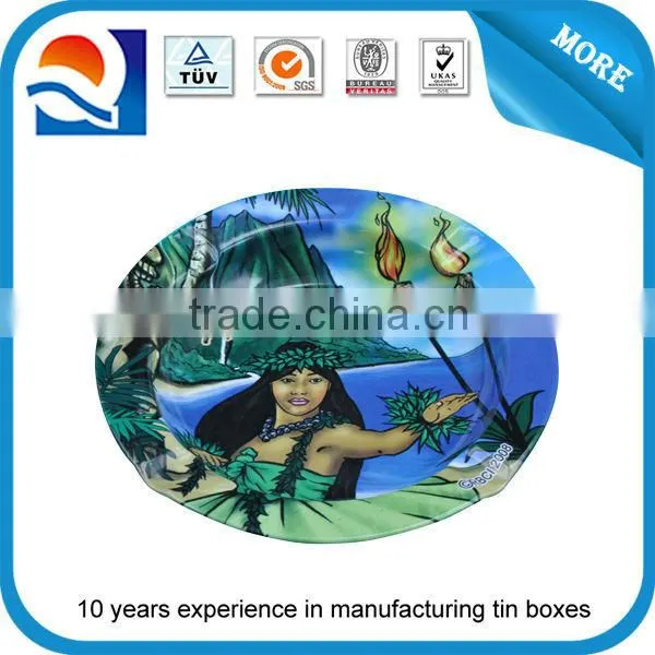 Factory direct best quality tin tray,metal round tin tray