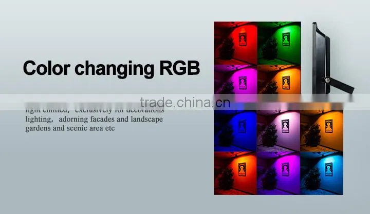 Super Slim IP65 Garden Light 10w 20w Color Changing Outdoor LED Flood Light