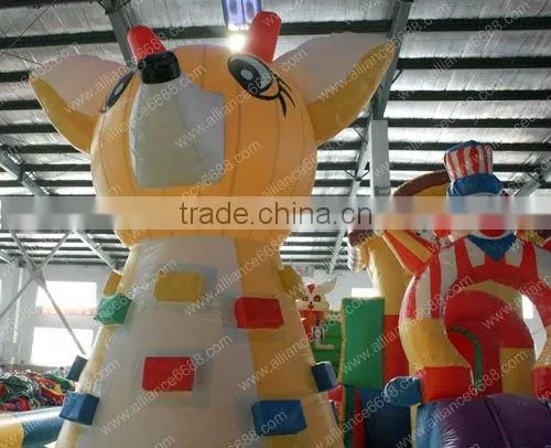 Weini castle 11x7m bouncer game inflatable playground game