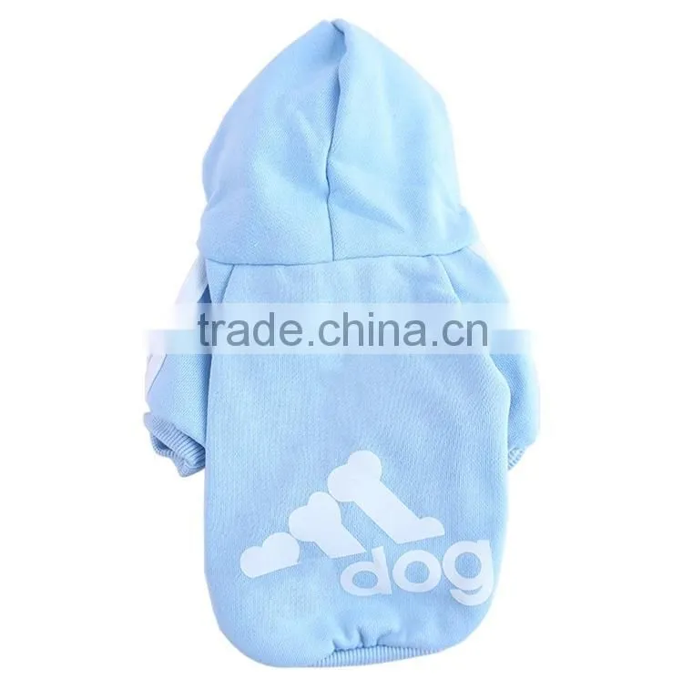 Factory Direct Wholesale Dog Clothes Sweater Fabric Adidog Pet Clothes