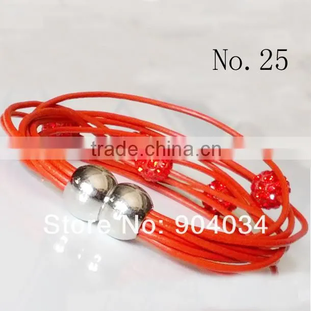 2013 New Fashion Five Rhinestone Beads Tibetan Bracelet